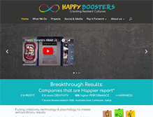 Tablet Screenshot of happyboosters.com